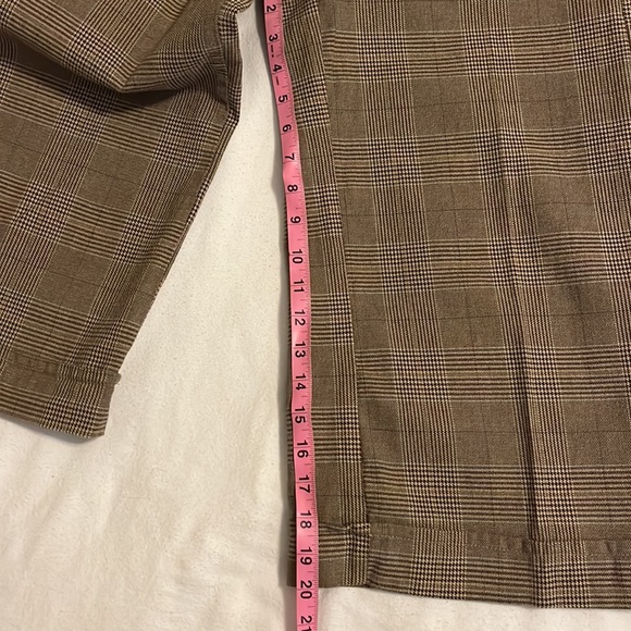 Vintage Lee One true fit lower rise 9/10 Sesame Glen plaid - Picture 7 of 7